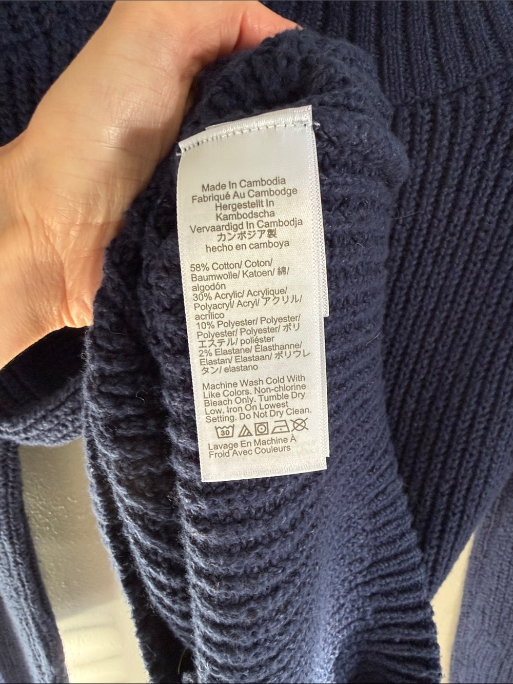 J. Crew Cotton-blend cable mockneck sweater - Picture 6 of 6